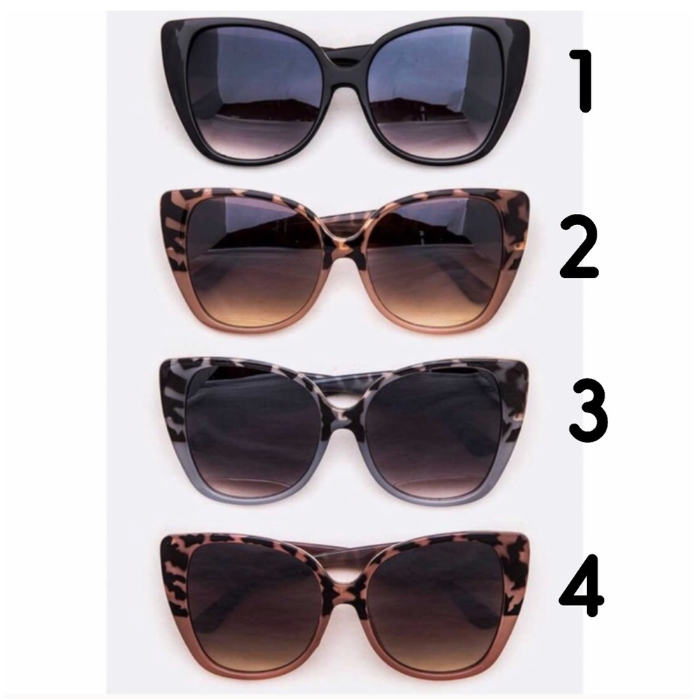 Retro Leopard Print Sunglasses - Picture 5 of 6